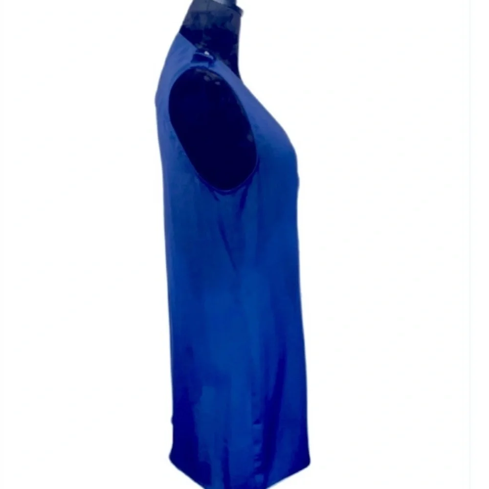 Revolve L'Academie Royal Blue Satin Dress- Small